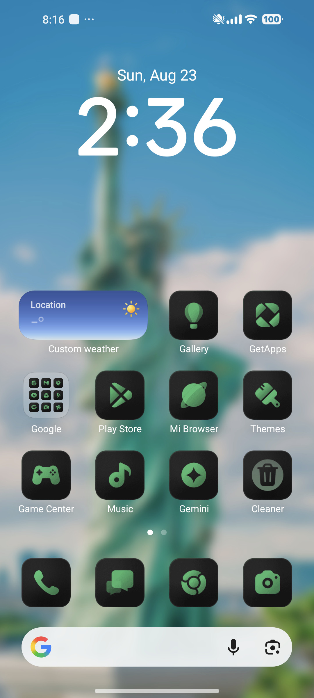 Aesthetic Home Screen